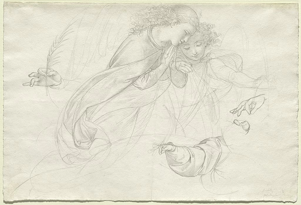 Studio - Due angeli addolorati, National Gallery of Art, Washington DC